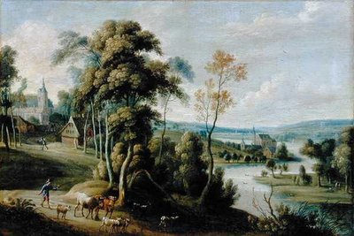 Landscape by Lucas van Uden - print