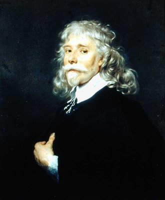 Portrait of a Man with Grey Hair by Adriaen Hanneman - print