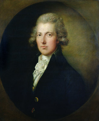 Portrait of William Pitt the Younger by Gainsborough Dupont - print