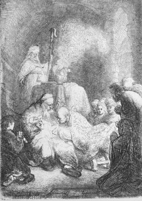 The Circumcision by Rembrandt Harmensz. van Rijn - print