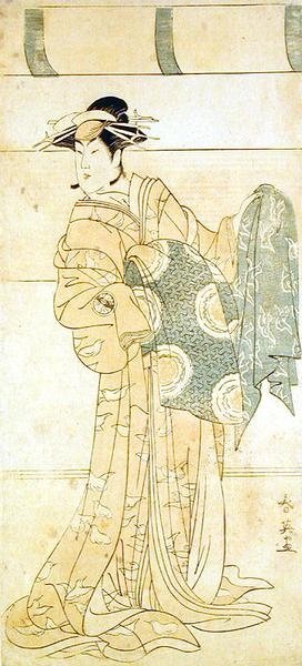 An Actor in a Female Role by Katsukawa Shunyei - print