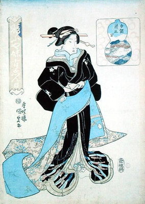 Portrait of a Lady by Utagawa Kunisada - print