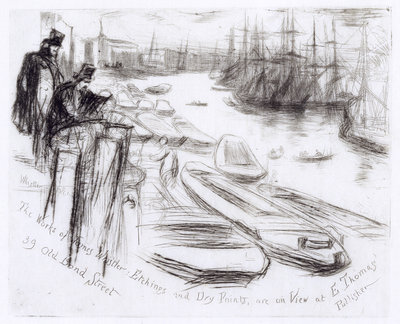 The Little Pool, No.2 by James Abbott McNeill Whistler - print