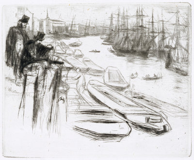 The Little Pool, No.1 by James Abbott McNeill Whistler - print