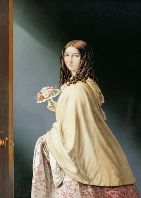 The Bridesmaid by George Baxter - print