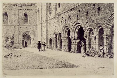 The Cloister, Kirkstall Abbey, 1893 by Axel Haig - print