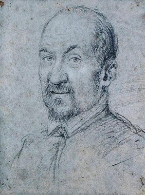 Portrait of an Ecclesiastic by Ottavio Mario Leoni - print