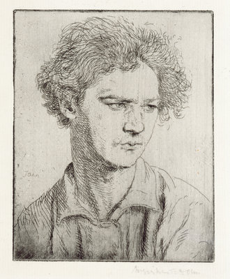 Jacob Epstein by Augustus Edwin John - print