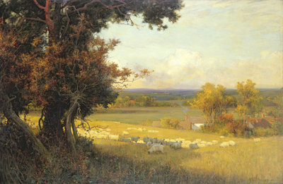 The Golden Valley by Sir Alfred East - print