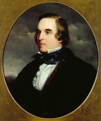 Portrait of George Linley by Charles Henry Schwanfelder - print