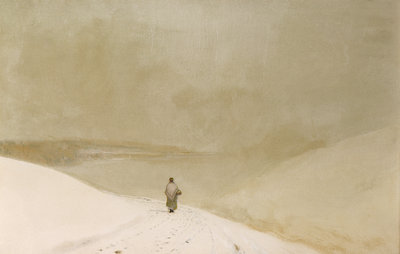 Fine Art Print of Snow and Mist by John Atkinson Grimshaw