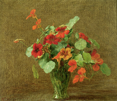 Capucines by Ignace Henri Jean Fantin-Latour - print