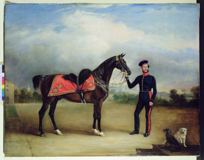 Thomas Oliver Gascoigne of the Royal Horse Guards by English School - print