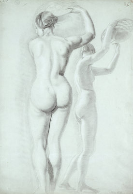 Figure studies by William Etty - print
