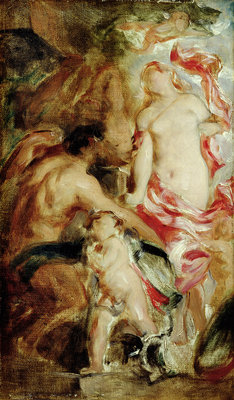 Allegorical Study, A Sketch by William Etty - print