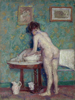 Interior with Nude by Spencer Frederick Gore - print