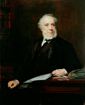 Portrait of Sir Edward Baines by Walter William Ouless - print