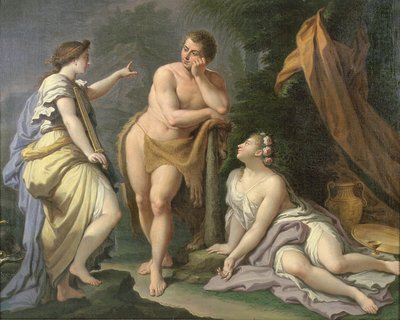 The Choice of Hercules by Paolo di Matteis - print