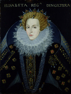 Portrait of Queen Elizabeth I by John the Elder Bettes - print