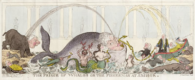 The Prince of Whales or The Fisherman at Anchor, 1812 by George Cruikshank - print