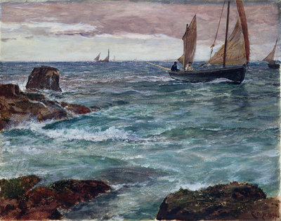 Homeward Bound by Charles Napier Hemy - print