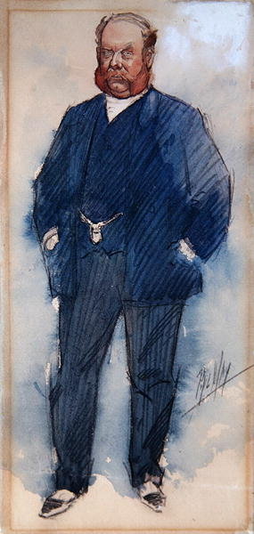 Colonel North by Philip William May - print