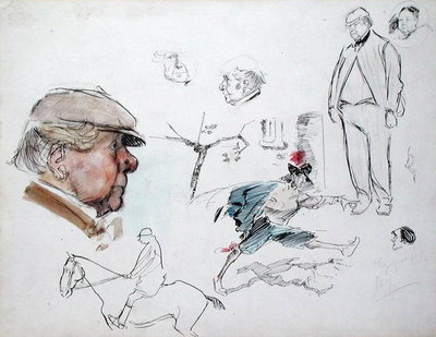 Studies, c.1894 by Philip William May - print