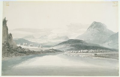 Lake of Klontal, after John Robert Cozens by Joseph Mallord William Turner - print