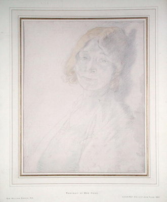 Portrait of Mrs Hone by Sir William Orpen - print