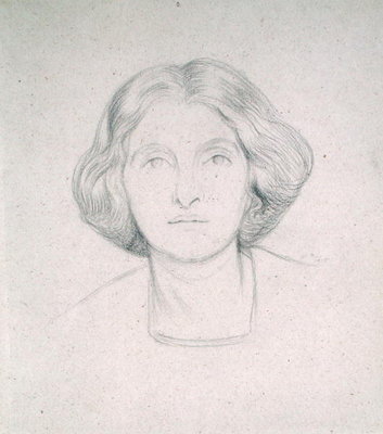 Portrait of Mrs Max Beerbohm, 1915 by Sir William Rothenstein - print