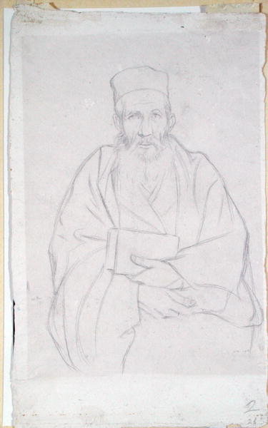 A Rabbi, 1912 by Sir William Rothenstein - print