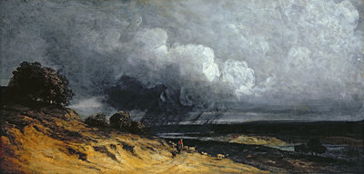 Storm near Montmartre by Georges Michel - print