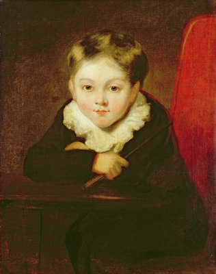 Portrait of the Artist's Son by William Robinson - print