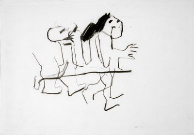 Scurrying Figure, 1977 by Kenneth Armitage - print