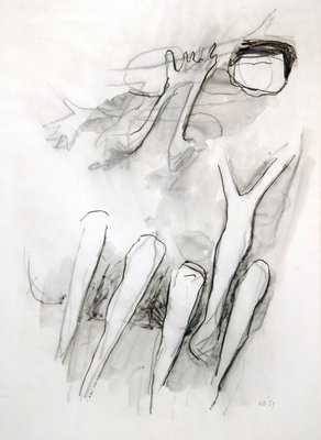 Seated Figures, 1959 by Kenneth Armitage - print