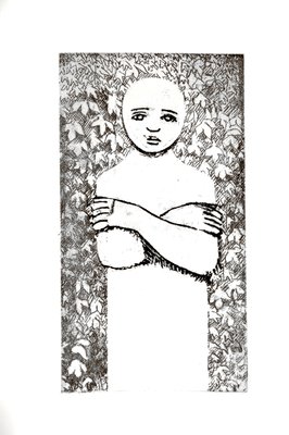 Standing Figure with Crossed Arms by Kenneth Armitage - print