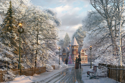 Fine Art Print of Christmas invitation by Dominic Davison