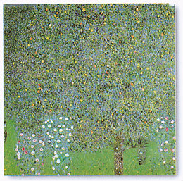 Cheap Il Rosaio print by Gustav Klimt