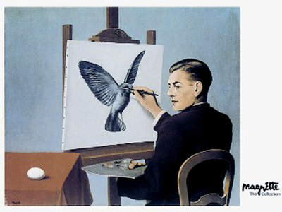 Perspicacity by Magritte - print