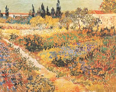 Giardino Fiorito by Vincent Van Gogh - print
