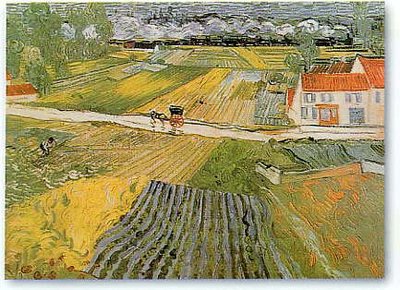 Paesaggio D Auvers Dopo La Pioggia by Vincent Van Gogh - print