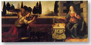 Annunciazione by Leonardo - print