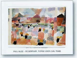 St.Germain,Tunisi Vista Dal Mare by Paul Klee - print