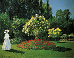 Signora In Giardino A Saint-Adresse by Claude Monet - print