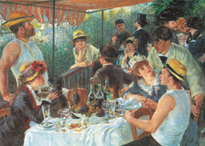 Cheap La Colazione dei Canottieri print by Pierre Auguste Renoir