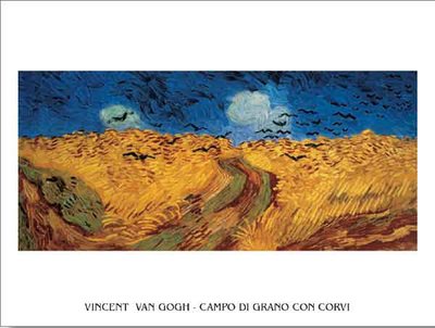 Campo Di Grano Con Corvi by Vincent Van Gogh - print
