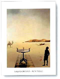 Sun Table by Salvador Dali - print