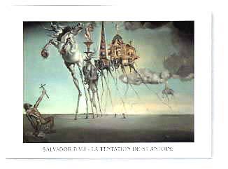 La Tentation De St.Antoine by Salvador Dali - print