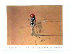 Female Figure With Head Of Flowers by Salvador Dali - print