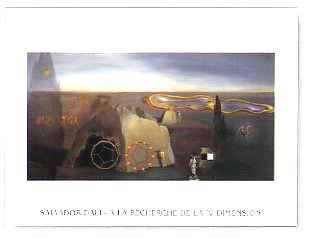 A La Recherche De La IV Dimension by Salvador Dali - print